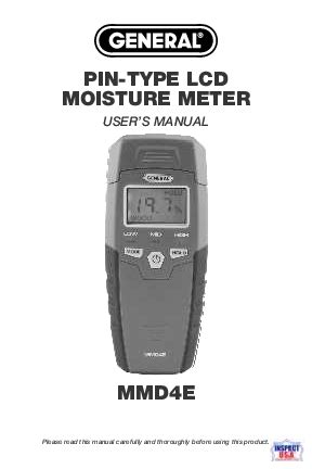 custom general mmd4e moisture meter instructions|mmd4e manual pdf.